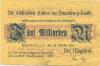 Naumburg - Stadt - 25.10.1923 - 5 Milliarden Mark 