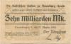 Naumburg - Stadt - 27.10.1923 - 10 Milliarden Mark 