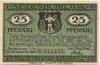 Neidenburg (heute: PL-Nidzica) - Stadt - 22.9.1920 - 25 Pfennig 