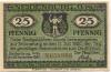 Neidenburg (heute: PL-Nidzica) - Stadt - 22.9.1920 - 25 Pfennig 