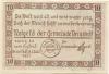 Neinstedt (heute: Thale) - Gemeinde - 1.7.1921 - 10 Pfennig 
