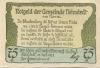 Neinstedt (heute: Thale) - Gemeinde - September 1921 - 75 Pfennig 