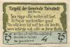 Neinstedt (heute: Thale) - Gemeinde - September 1921 - 75 Pfennig 