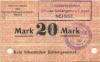 Neiße (heute: PL-Nysa) - Offizier-Gefangenenlager - (- September 1917) - 20 Mark