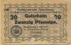 Nesselwang - Marktgemeinde - 1.7.1917 - 20 Pfennig 