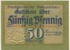 Netzschkau - Stadt - - 31.12.1921 - 50 Pfennig 