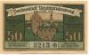 Neubrandenburg - Stadt - 2.7.1921 - 30.6.1922 - 50 Pfennig 