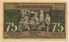 Neubrandenburg - Stadt - 2.7.1921 - 30.6.1922 - 75 Pfennig 