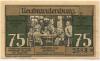 Neubrandenburg - Stadt - 2.7.1921 - 30.6.1922 - 75 Pfennig 