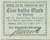 Neudorf (heute: PL-Nowa Wies) - Gemeinde - 1.4.1917 - 30.9.1917 - 1/2 Mark