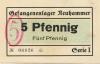 Neuhammer (heute: PL-Swietoszow) - Gefangenenlager - -- - 5 Pfennig 