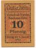 Neuhaus - Vorschuß-Verein eGmuH - - 1.1.1923 - 10 Pfennig 