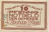 Neuhaus - Gemeinde - 1.1.1921 - 10 Pfennig 