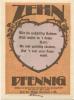 Neukalen - Stadt - - 31.5.1922 - 10 Pfennig 