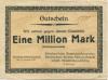 Neukirchen (heute: Borna) - Ziervogel, H., Bleichert'sche Braunkohlenwerke Neukirchen-Wyhra AG - 15.8 1923 - 1 Million Mark