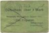 Neumark (heute: PL-Nowe Miasto Lubawskie) - Stadt - 6.8.1914 - 1 Mark