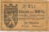 Neumark (heute: PL-Nowe Miasto Lubawskie) - Stadt - 5.1.1917 - 50 Pfennig