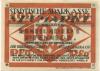 Neumarkt (heute: PL-Sroda Slaska) - Städtische Sparkasse - 10.10.1921 - 100 Pfennig 