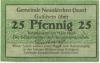 Neunkirchen - Gemeinde - März 1920 - 25 Pfennig 