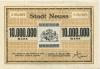 Neuß - Stadt - 17.9.1923 - 10 Millionen Mark 