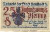 Neustadt (heute: PL-Prudnik) - Stadt - 1.8.1920 - 25 Pfennig 