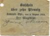 Neustadt (heute: PL-Wejherowo) - Stadt - 5.8.1914 - 10 Pfennig
