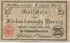Neustadt - Stadt - 15.10.1919 - 31.12.1920 - 25 Pfennig 