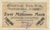 Neu-Ulm - Stadt - 22.8.1923 - 2 Millionen Mark 