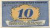 Neuwied - Stadt - 1.1.1921 - 10 Pfennig 