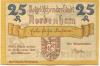 Nordenham - Stadt - - 31.12.1922 - 25 Pfennig 