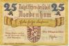 Nordenham - Stadt - - 31.12.1922 - 25 Pfennig 