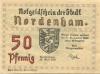 Nordenham - Stadt - 15.5.1921 - 50 Pfennig 