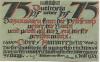 Oberammergau - Gemeinde - 1.7.1921 - 75 Pfennig 