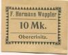 Obercrinitz (heute: Crinitzberg) - Wappler, F. Hermann, Gemischtwaren, Spitzenfabrikate - -- - 10 Mark 
