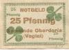 Oberdorla (heute: Vogtei) - Gemeinde - 1918 - 25 Pfennig 