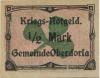 Oberdorla (heute: Vogtei) - Oberdorlaer Spar- und Darlehnskasssen-Verein eGmuH - -- - 1/2 Mark