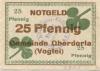 Oberdorla (heute: Vogtei) - Oberdorlaer Spar- und Darlehnskasssen-Verein eGmuH - 1918 - 25 Pfennig 