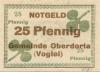 Oberdorla (heute: Vogtei) - Oberdorlaer Spar- und Darlehnskasssen-Verein eGmuH - 1918 - 25 Pfennig 