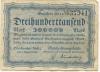 Oberhausen - Gutehoffnungshütte, Aktienverein für Bergbau und Hüttenbetrieb - 1.8.1923 - 31.12.1923 - 300000 Mark 