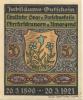 Oberheldrungen - Ländliche Spar- und Darlehnskasse Oberheldrungen und Umgegend - 20.3.1921 - 1.12.1921 - 50 Pfennig 