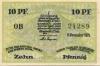 Oberhof - Gemeinde - 15.12.1919 - 10 Pfennig 