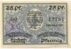 Oberhof - Gemeinde - 15.12.1919 - 25 Pfennig 