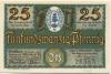Oberhof - Gemeinde - 1.10.1921 - 25 Pfennig 