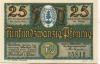 Oberhof - Gemeinde - 1.10.1921 - 25 Pfennig 