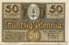 Oberhof - Gemeinde - 1.10.1921 - 50 Pfennig 