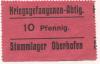 Oberhofen (heute: F-Oberhoffen) - Kriegsgefangenen-Abteilung Stammlager - -- - 10 Pfennig 
