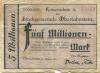 (Ober)Lahnstein - Stadt - August 1923 - 5 Millionen Mark 