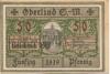 Oberlind (heute: Sonneberg) - Gemeinde - 1919 - 50 Pfennig 