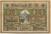 Oberlind (heute: Sonneberg) - Gemeinde - 1919 - 50 Pfennig 