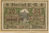 Oberlind (heute: Sonneberg) - Gemeinde -  1919 - 50 Pfennig 